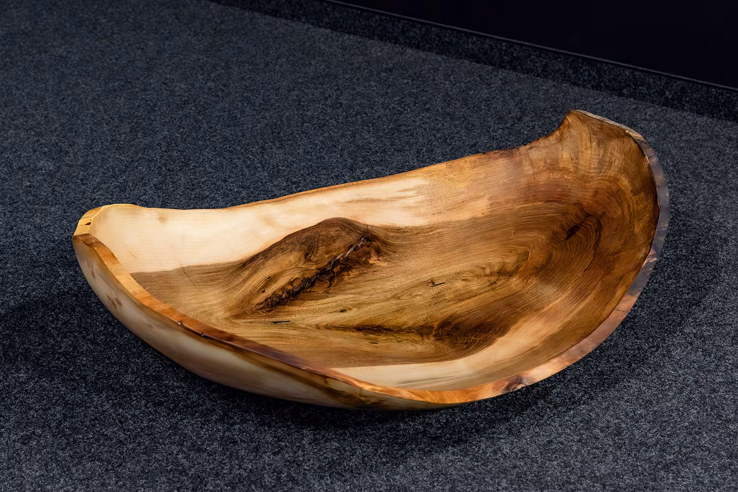 gedrechselte Naturrandschale